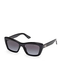 Plastic Rectangular Sunglasses