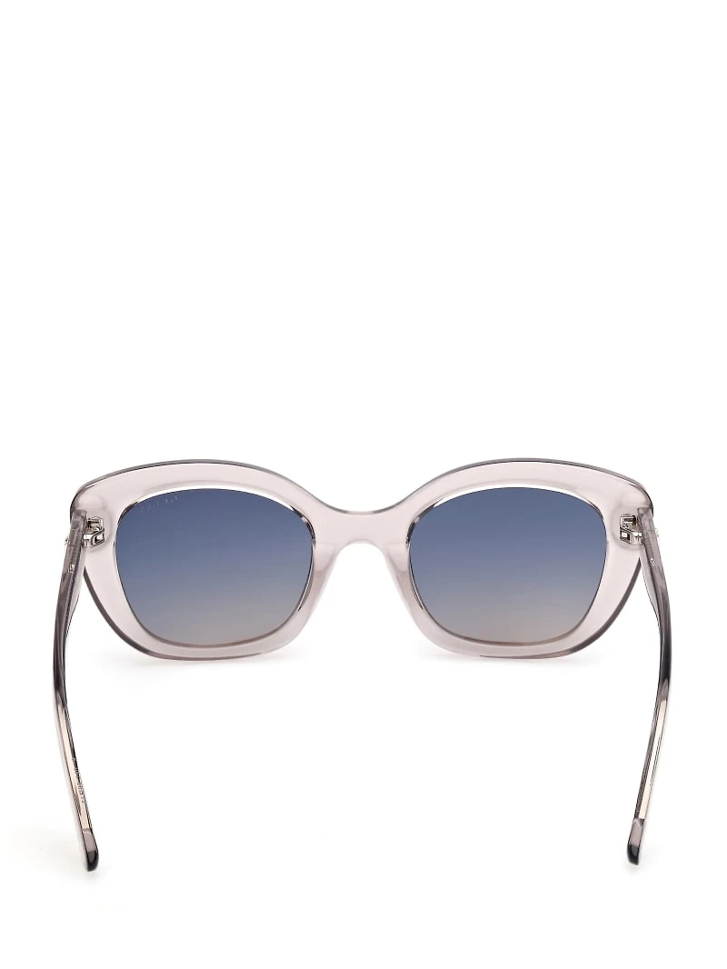 Bubble Cat-Eye Plastic Sunglasses