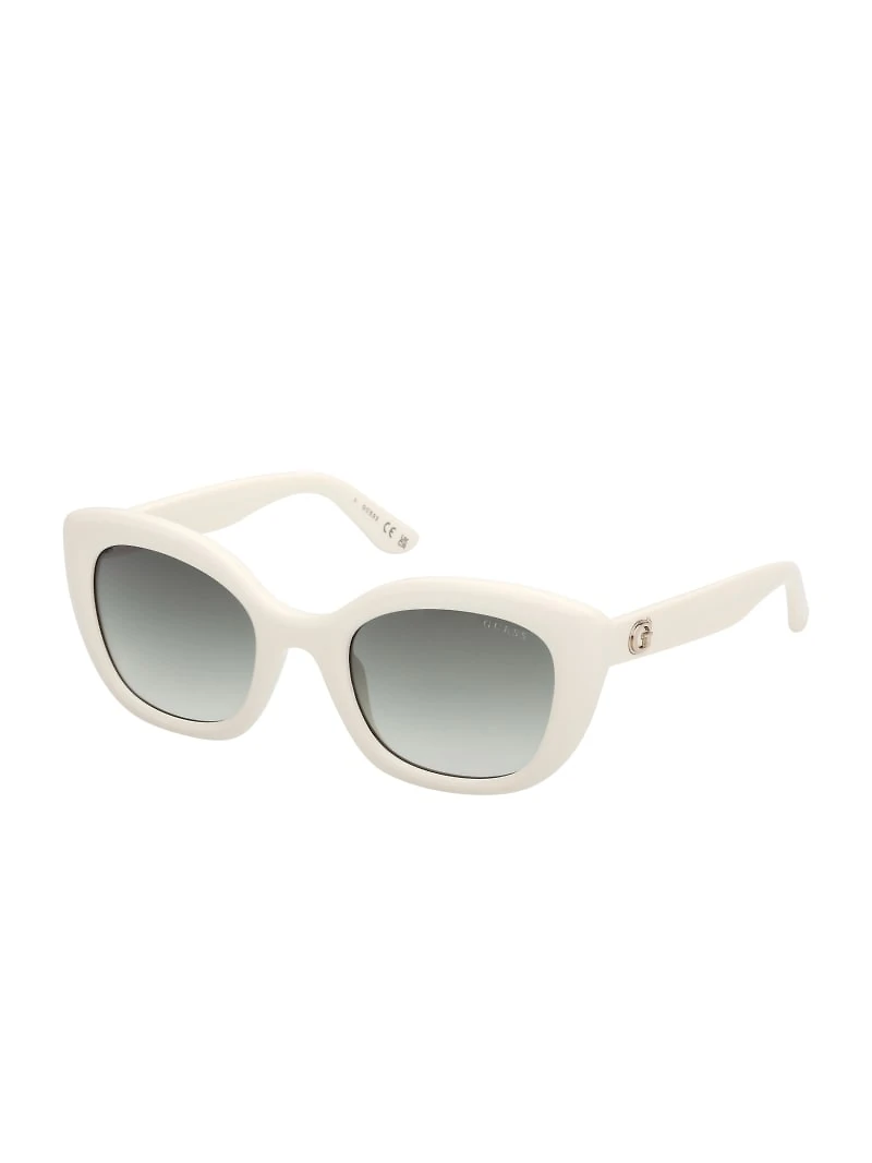 Bubble Cat-Eye Plastic Sunglasses