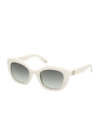 Bubble Cat-Eye Plastic Sunglasses