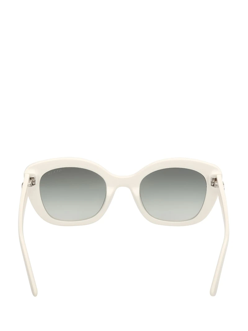 Bubble Cat-Eye Plastic Sunglasses
