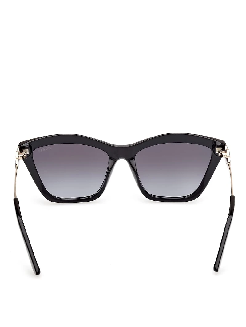 Cat-Eye Signature Plastic Sunglasses