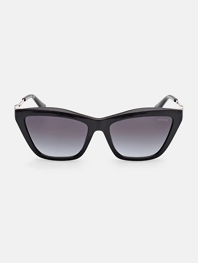 Cat-Eye Signature Plastic Sunglasses