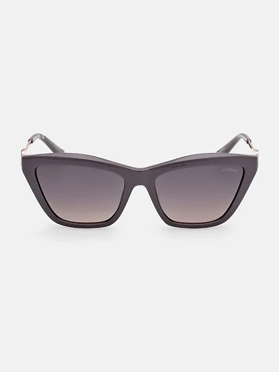 Cat-Eye Signature Plastic Sunglasses