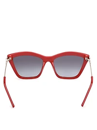 Cat-Eye Signature Plastic Sunglasses