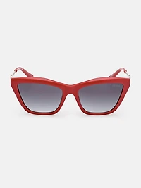 Cat-Eye Signature Plastic Sunglasses
