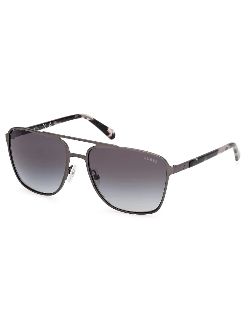 Metal Aviator Sunglasses