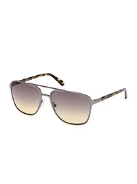Metal Aviator Sunglasses
