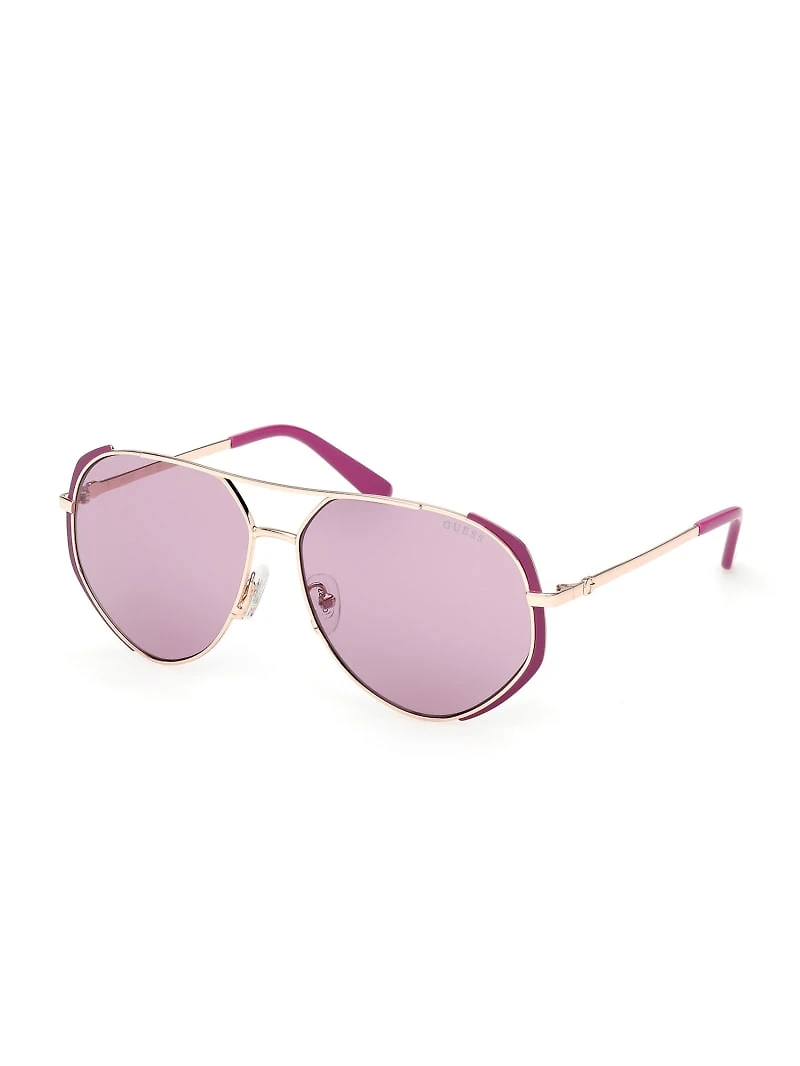 Metal Aviator Sunglasses