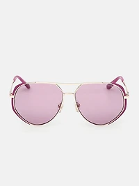 Metal Aviator Sunglasses