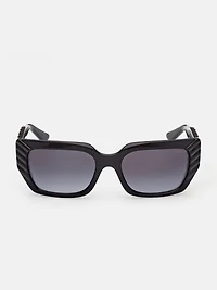 Leigh-Anne Rectangular Plastic Sunglasses