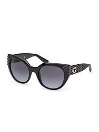 Adina Cat-Eye Plastic Textured Sunglasses