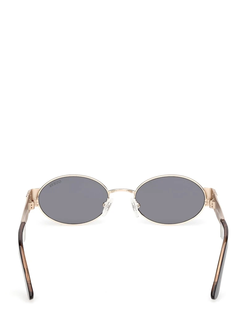 Iris Oval Metal Sunglasses