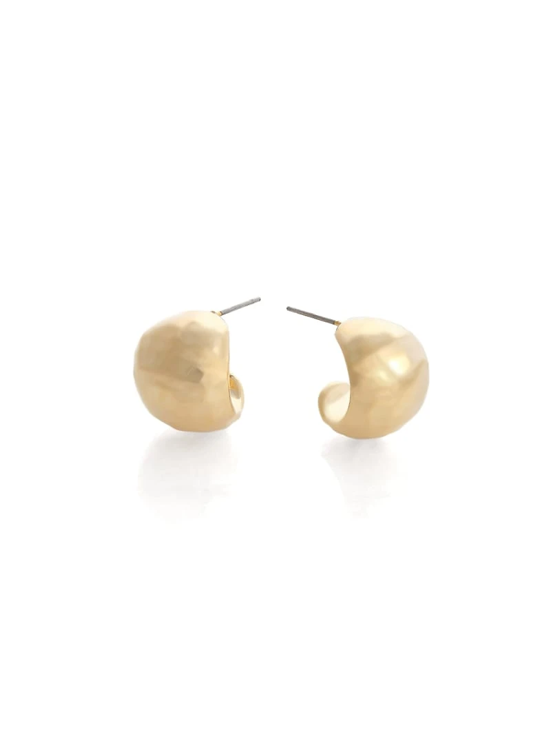 Gold-Tone Disco Ball Earrings