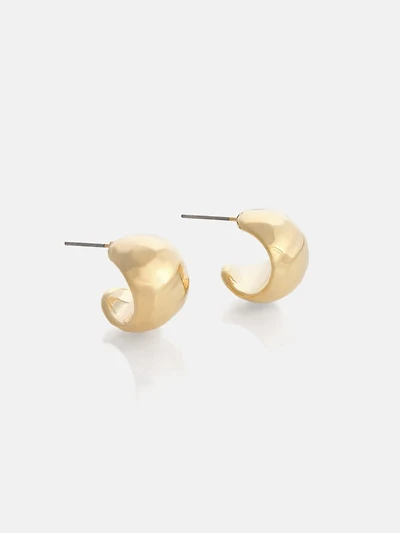 Gold-Tone Disco Ball Earrings