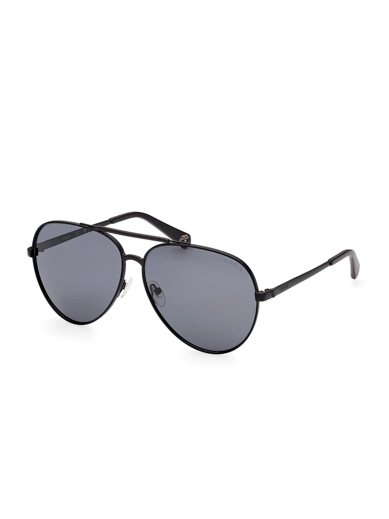 Aviator Logo Sunglasses