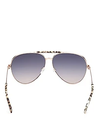 Aviator Logo Sunglasses