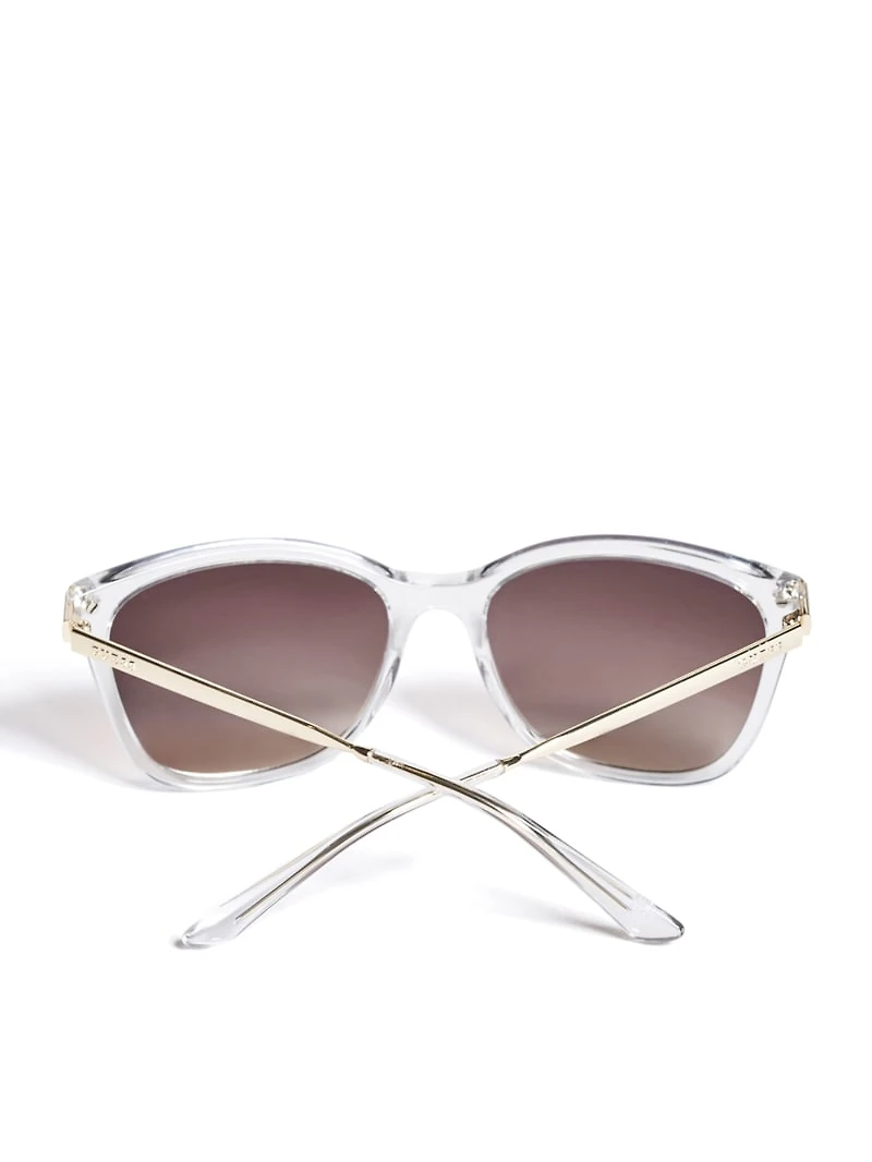 Amy Lucite Square Sunglasses