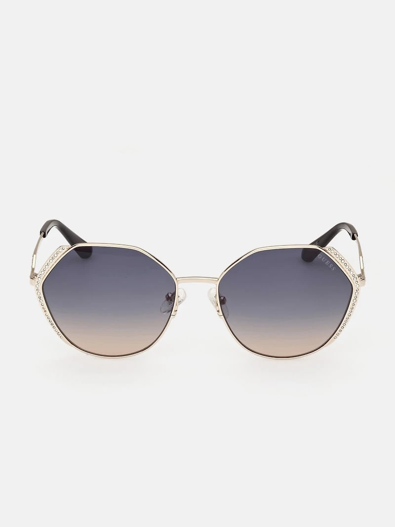 Geometric Stone Sunglasses