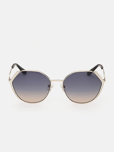 Geometric Stone Sunglasses
