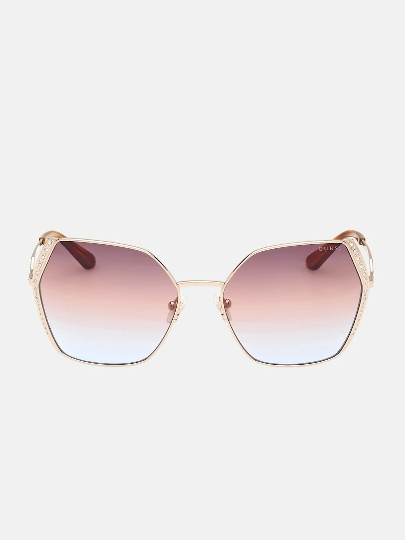 Geometric Stone Sunglasses