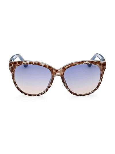 Tortoise Round Sunglasses