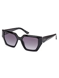 Emilia Geometric Plastic Sunglasses