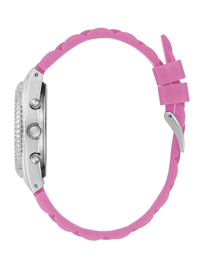 Silver-Tone Multifunction Watch