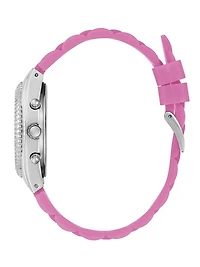 Silver-Tone Multifunction Watch