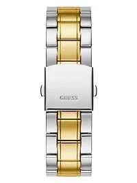 Green Two-Tone Multifunction Watch