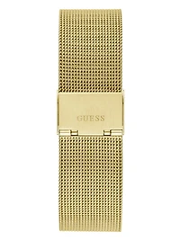 Gold-Tone Diamond Analog Watch