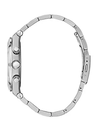 Silver-Tone Multifunction Watch