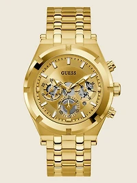 Gold-Tone Multifunction Watch