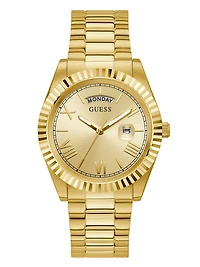 Gold-Tone Analog Watch