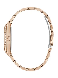 Rose Gold-Tone Analog Watch