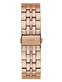 Rose Gold-Tone Multifunction Watch