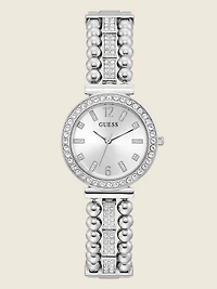 Silver-Tone Analog Watch