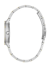 Two-Tone Analog Watch