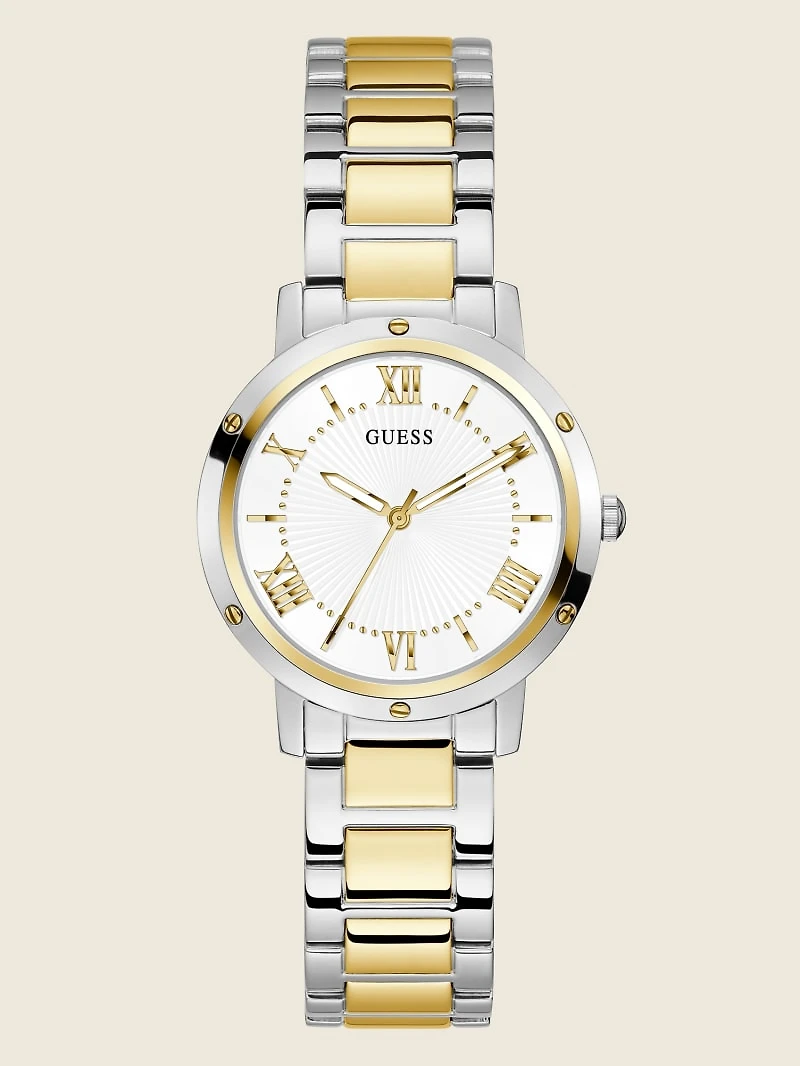 Two-Tone Analog Watch