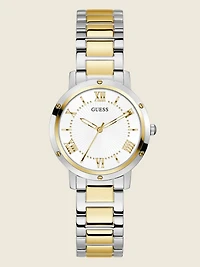 Two-Tone Analog Watch