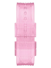 Pink Transparent Multifunction Watch