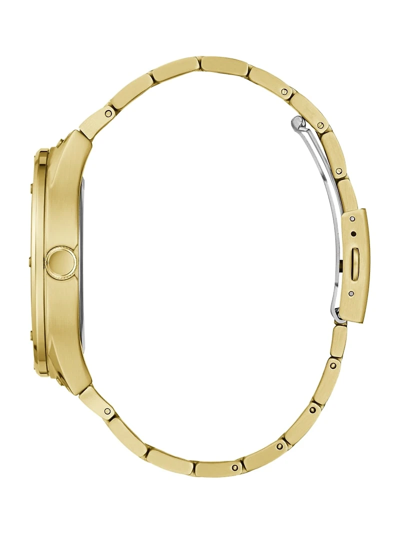 Gold-Tone Multifunction Watch