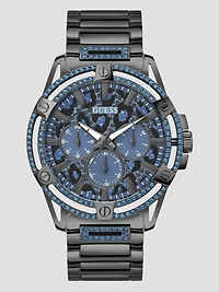 Blue Multifunction Watch