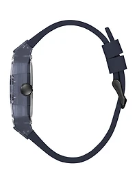 Navy Exposed Dial Multifunction Watch