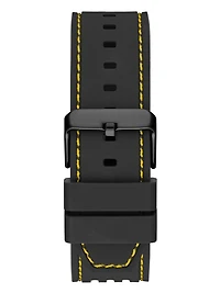 Yellow Exposed Dial Multifunction Watch