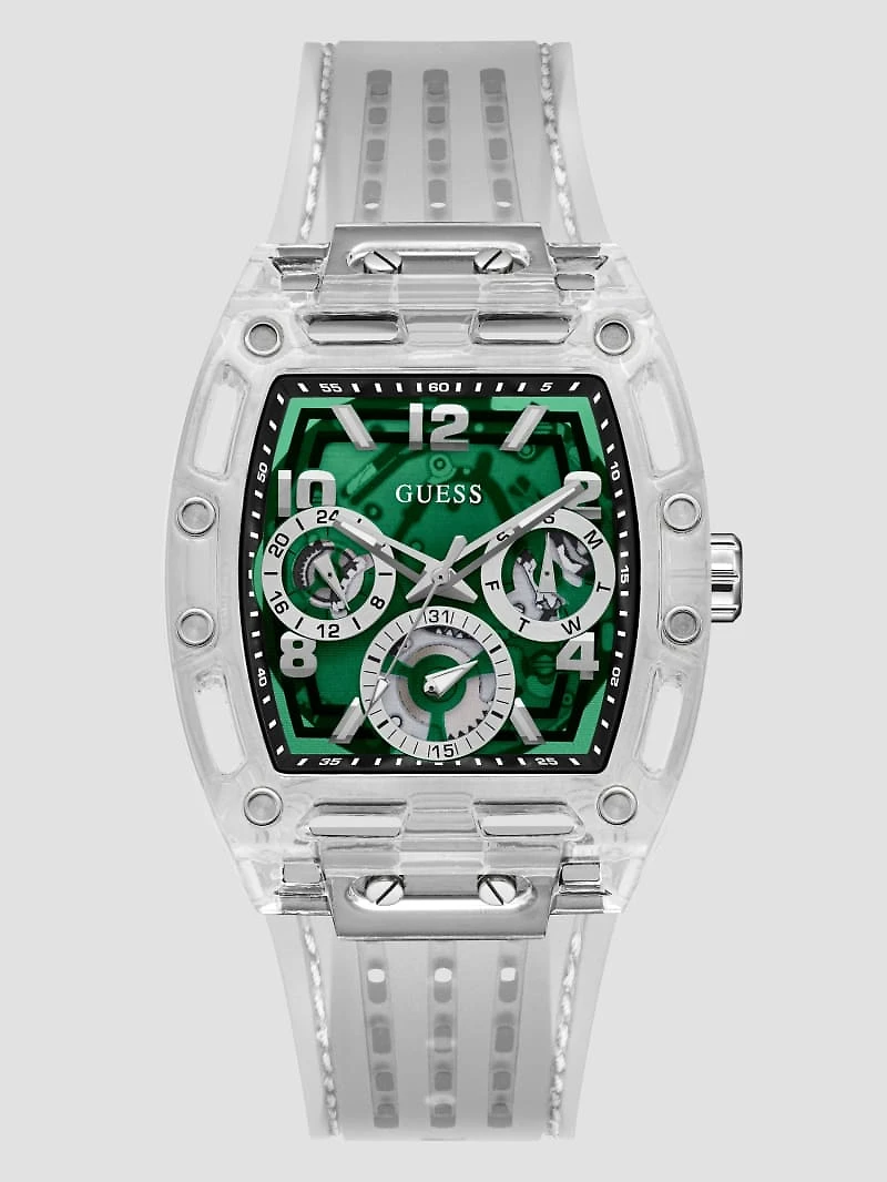 Transparent Silicon Multifunction Watch