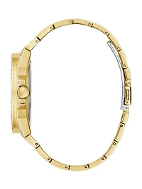 Dynasty Gold-Tone Multifunction Watch