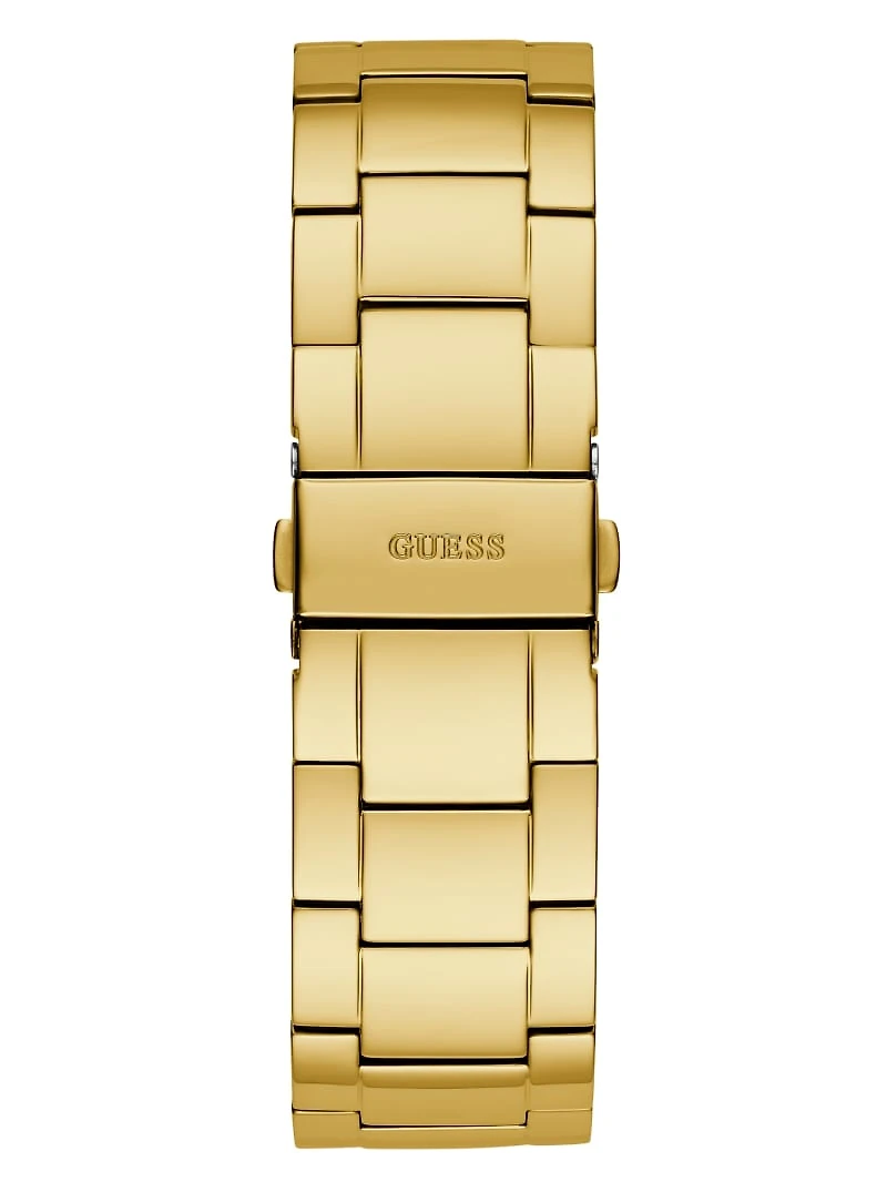 Dynasty Gold-Tone Multifunction Watch