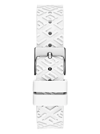 White Triangle Silicone Analog Watch