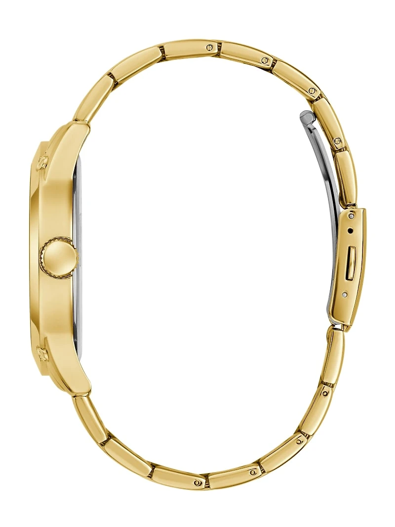 Crescent Diamond Analog Watch
